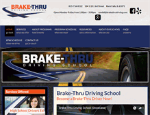 Tablet Screenshot of brakethrudriving.com